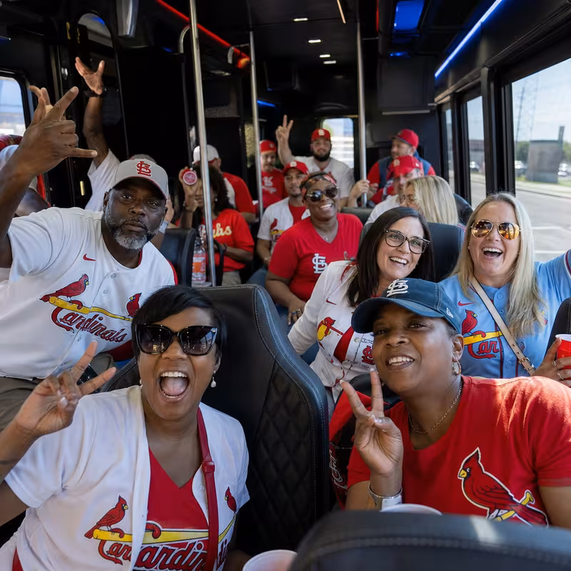 St. Louis Sporting Event Transportation fleet vehicle