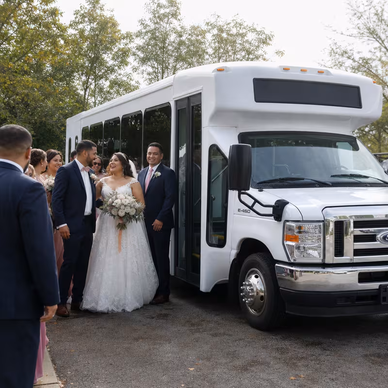 St. Louis Wedding Transportation fleet vehicle