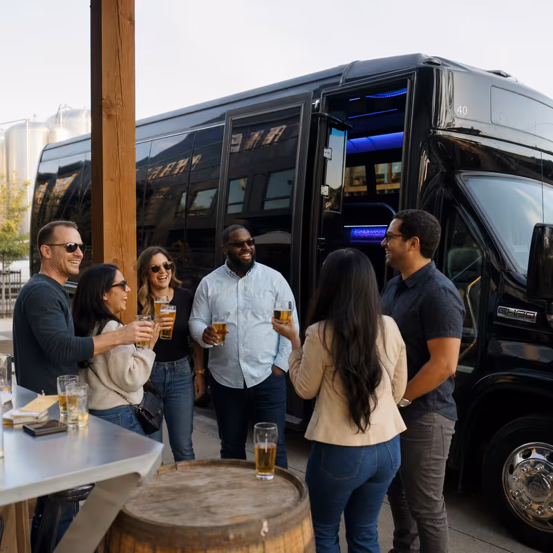 St. Louis Winery & Brewery Tour Transportation fleet vehicle